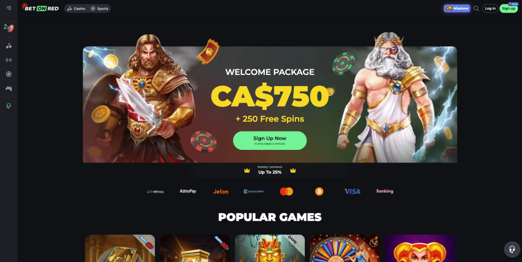 BetOnRed Casino Canada