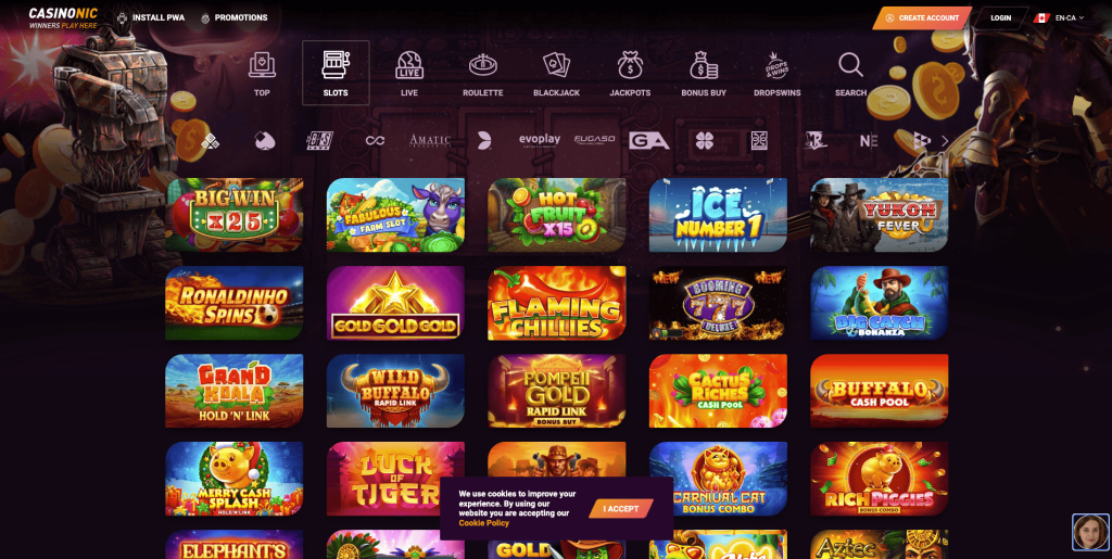 Casinonic Casino Slots