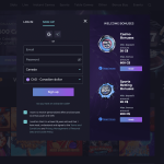 Izzi Casino registration form