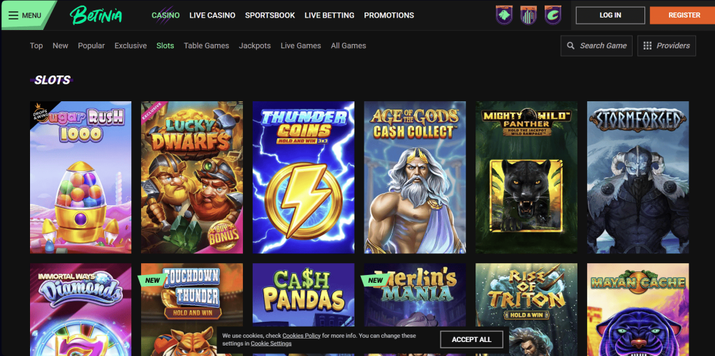 Betinia Casino Slots