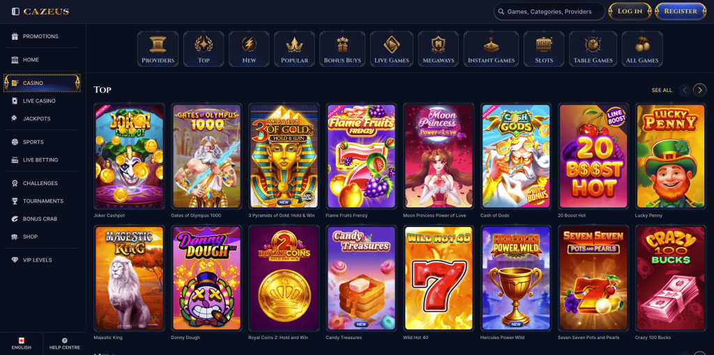 Cazeus Casino Slots