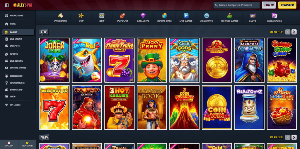 AllySpin Casino Slots