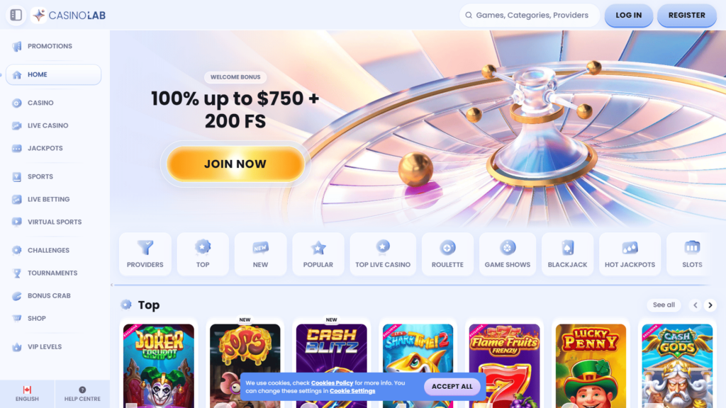 Casinolab casino Canada