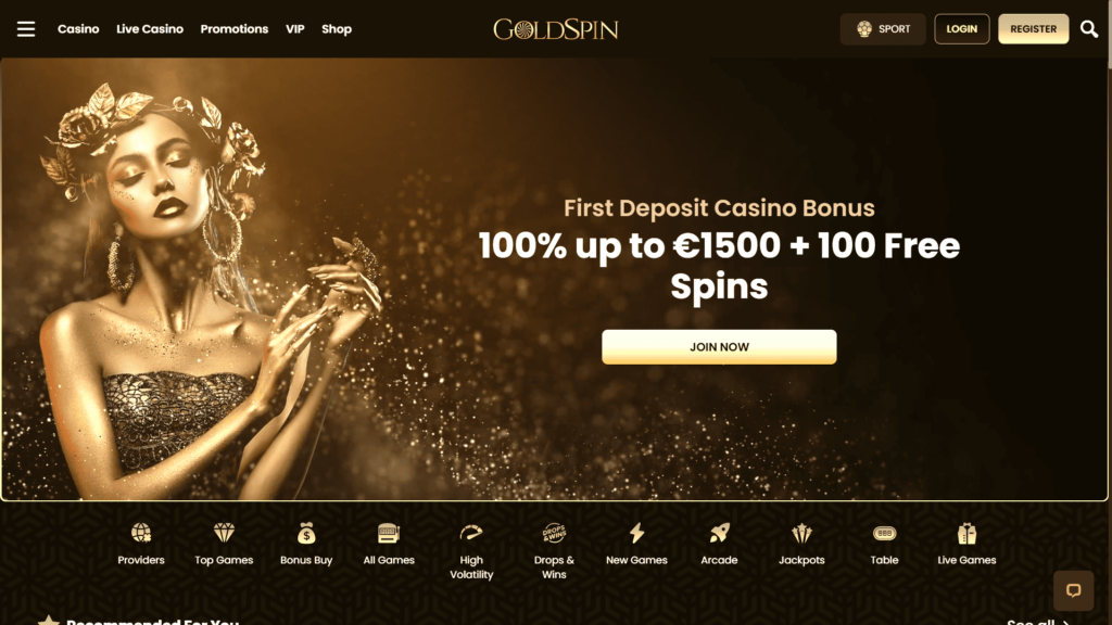 Goldspin casino Canada