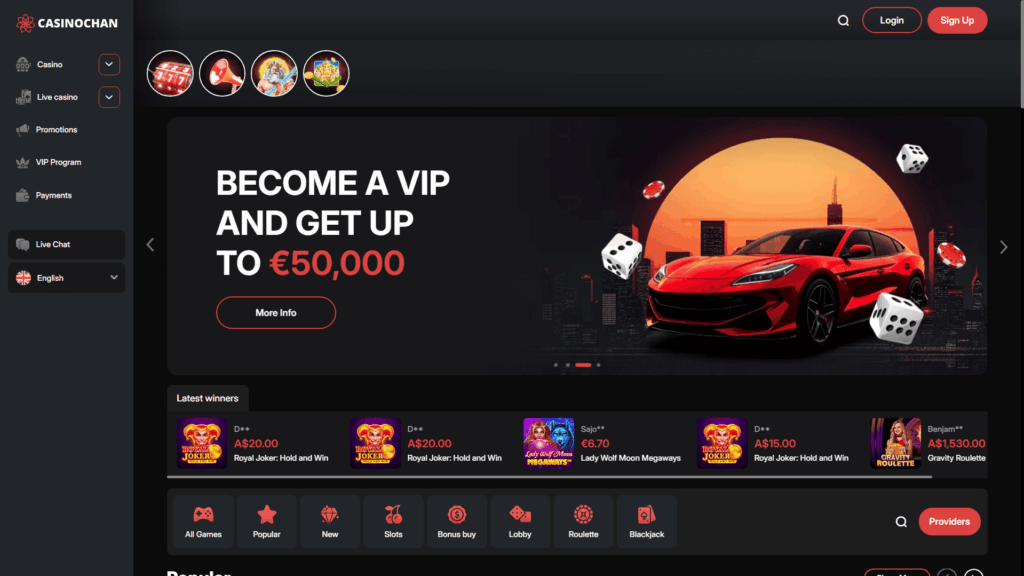 Casinochan casino Canada