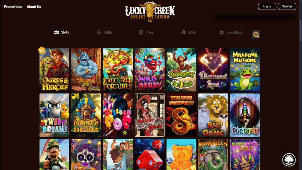 Lucky Creek casino slots