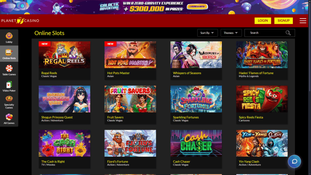 Planet7 casino slots