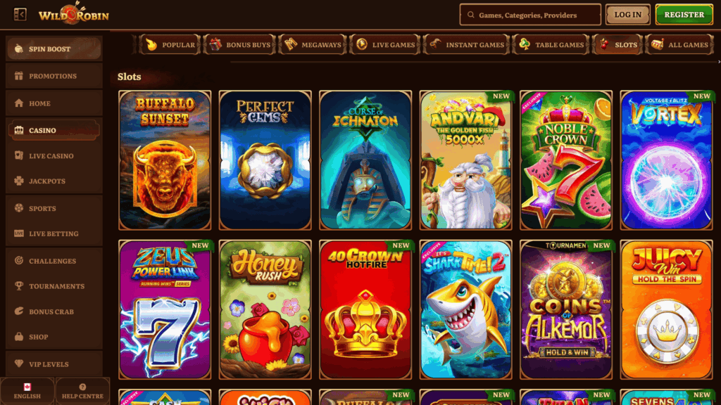 Wild Robin casino slots