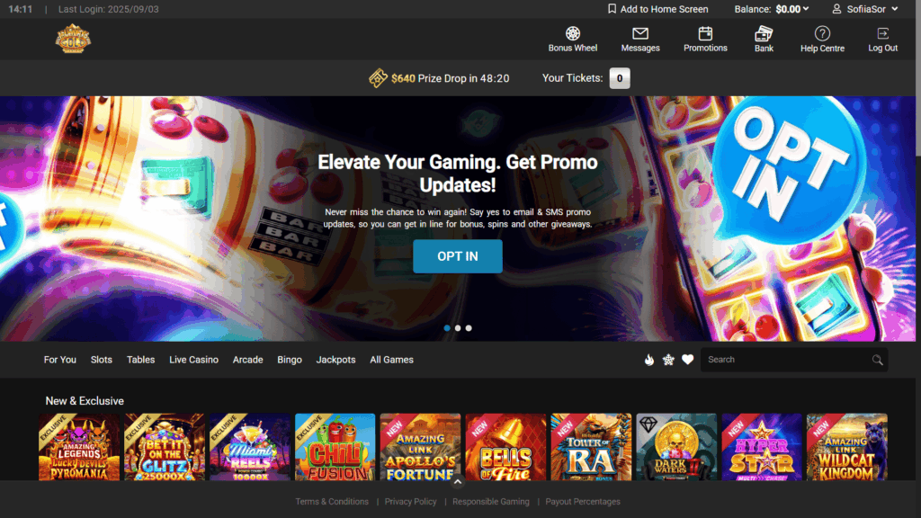 Mummys Gold casino Canada