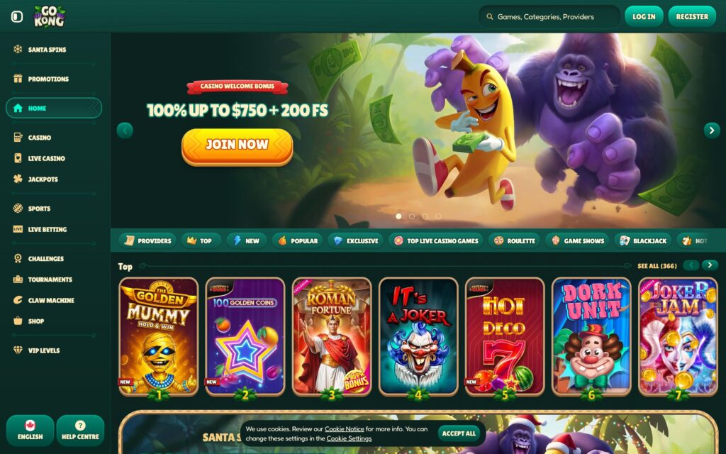 GoKong casino Canada