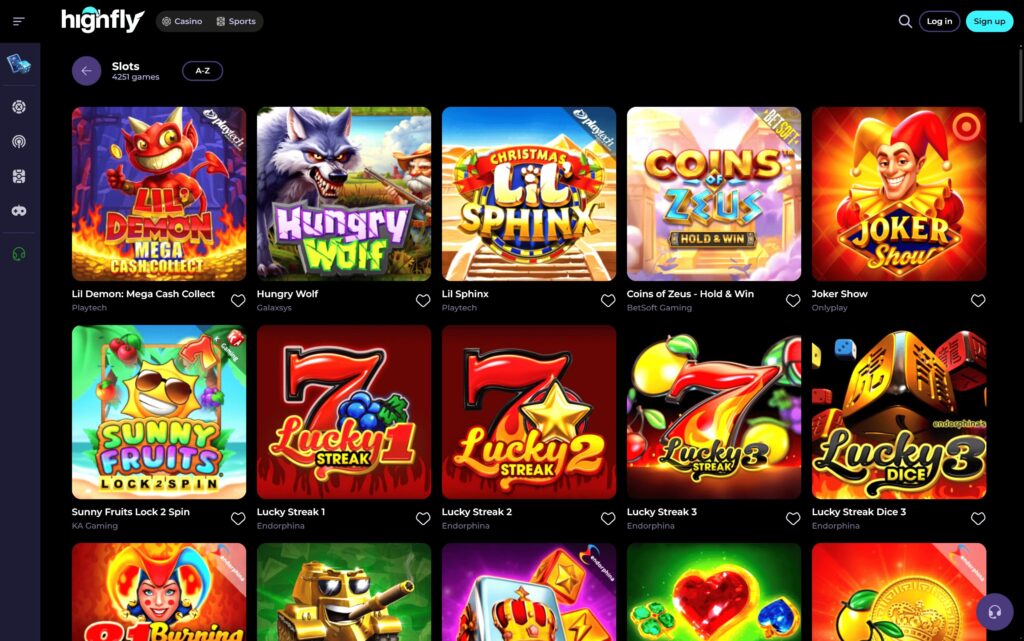 HighflyBet casino slots