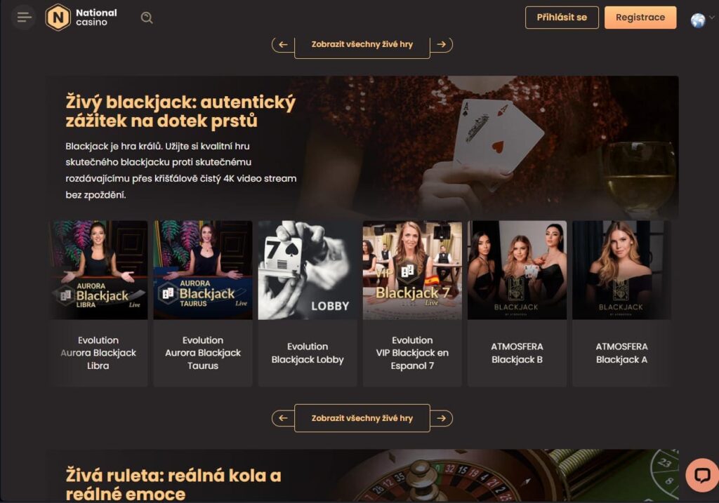 National zive kasino