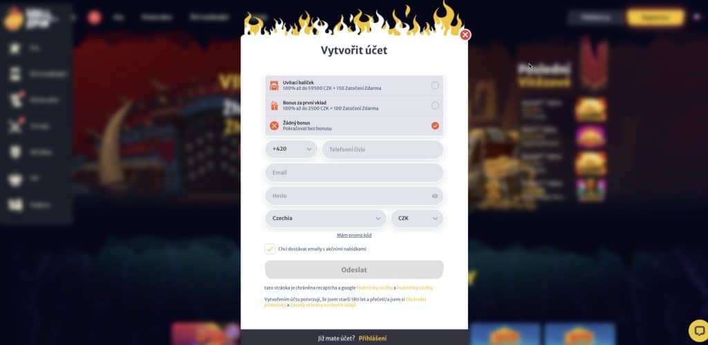 HellSpin casino registrace