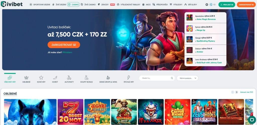 IviBet casino oficiální stránka