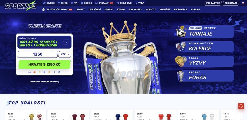 Sportaza sportovní sázení