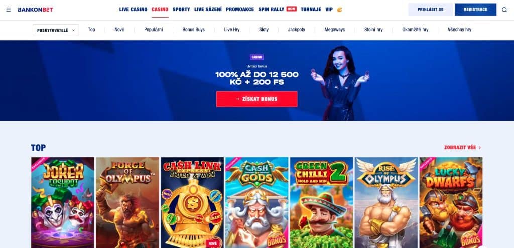 Bankonbet hrací automaty