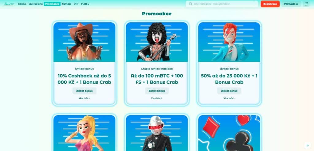 Neon54 casino bonusy