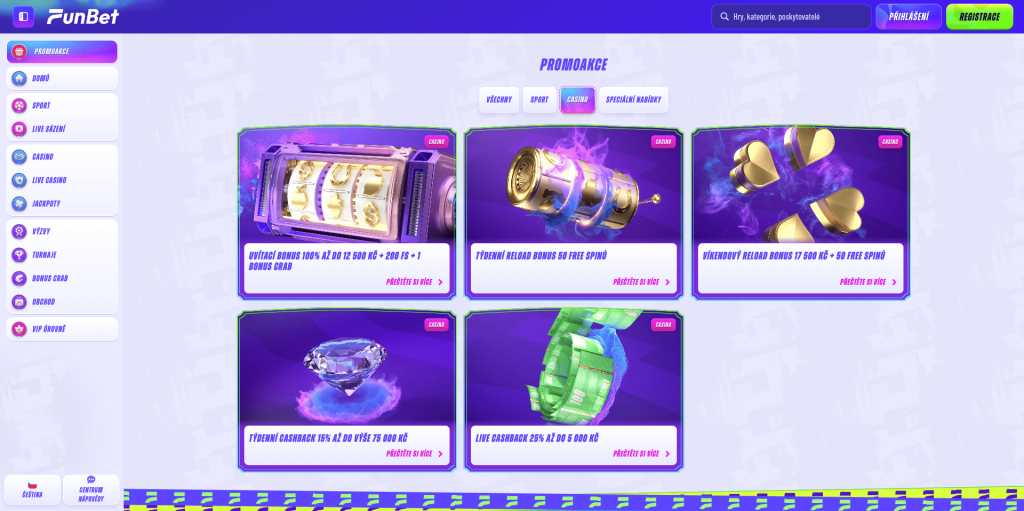 Funbet casino bonusy