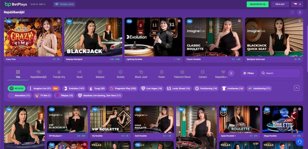 Casino s živými dealery