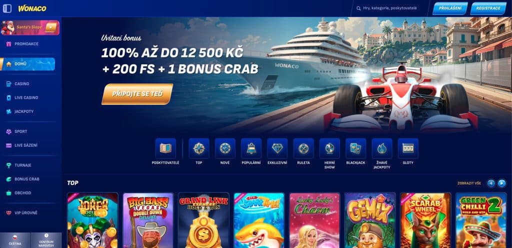 Wonaco casino Česká Republika