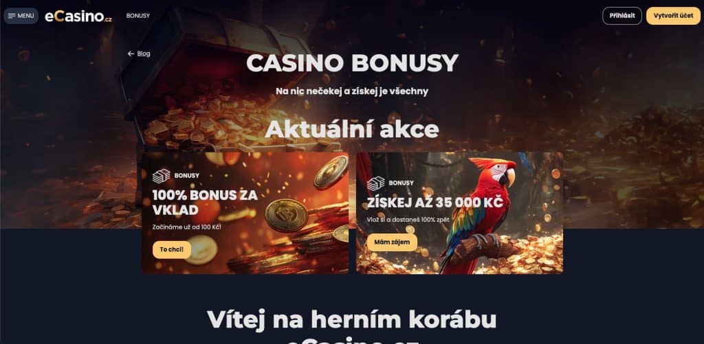 eCasino bonusy