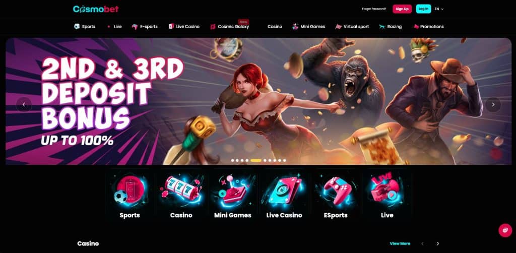 Cosmobet casino Česká republika