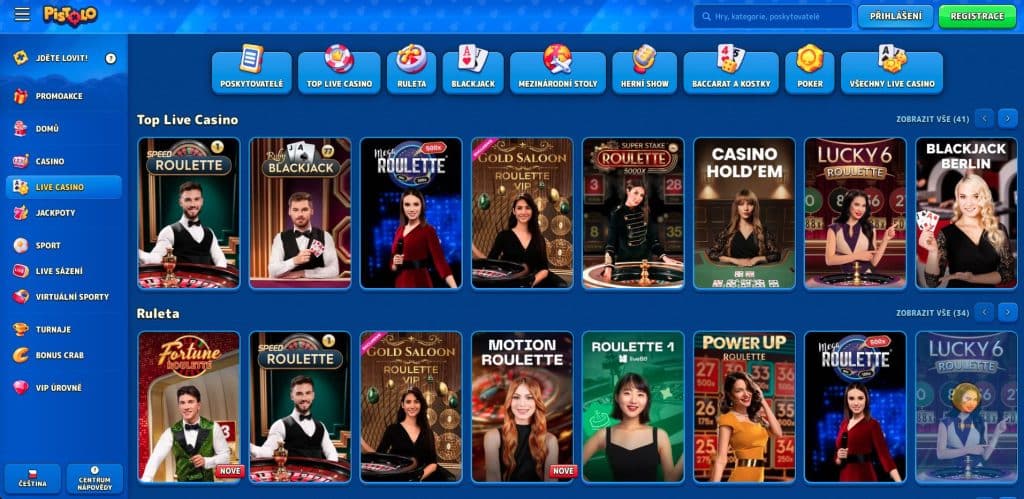 Casino s živými dealery