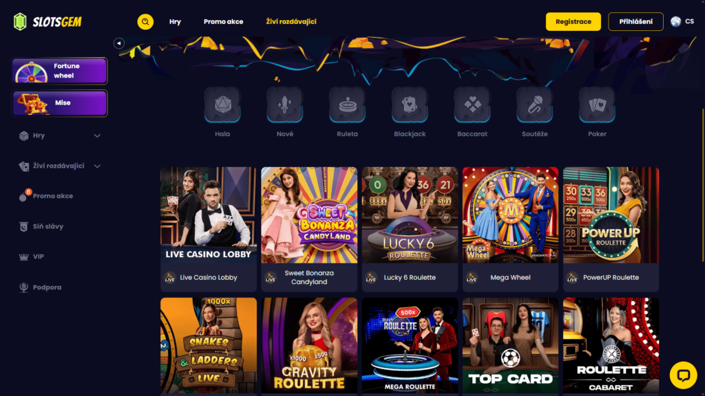 Casino s živými dealery