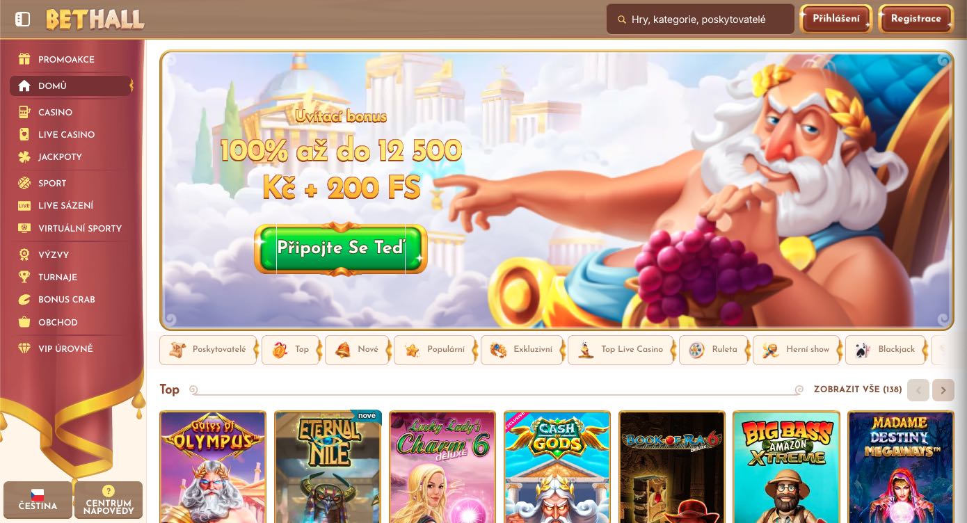 Bethall casino Česká republika