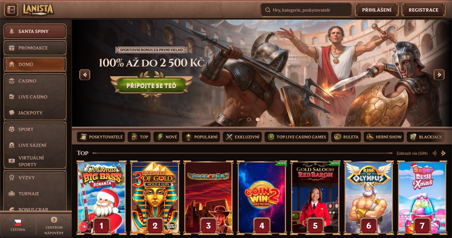 Lanista casino Česká republika