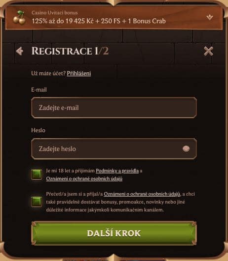 Lanista casino registrace