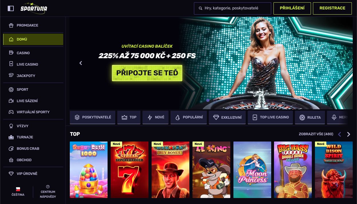 Sportuna casino Česká republika