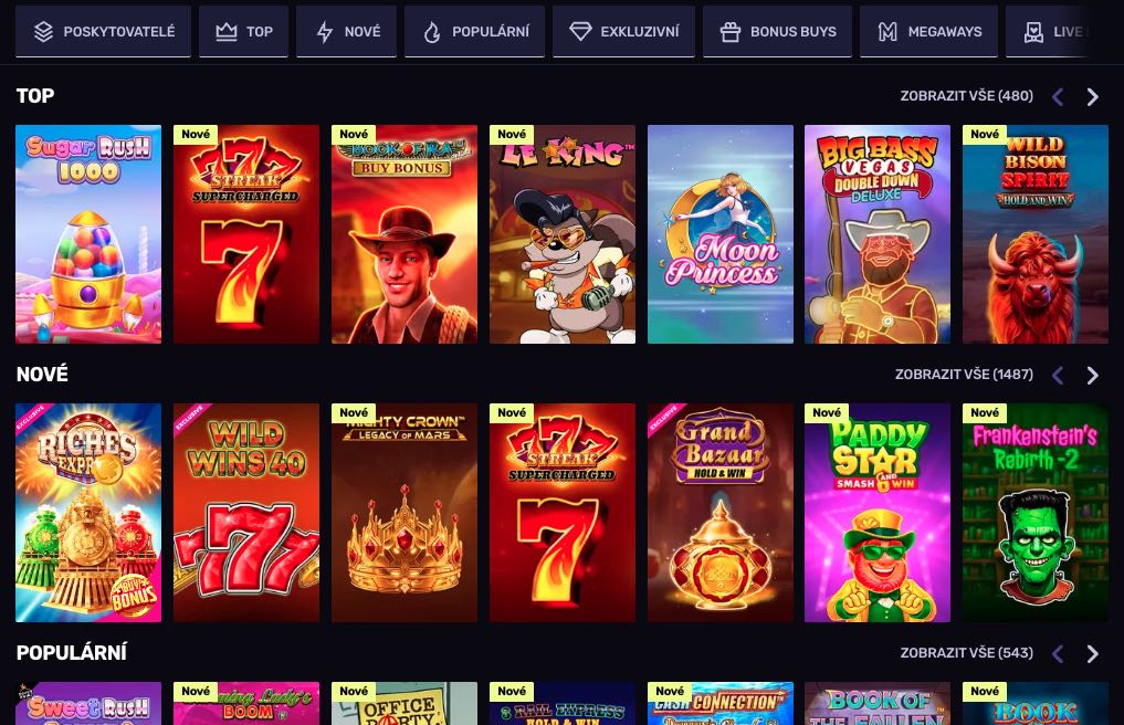 Sportuna hrací automaty