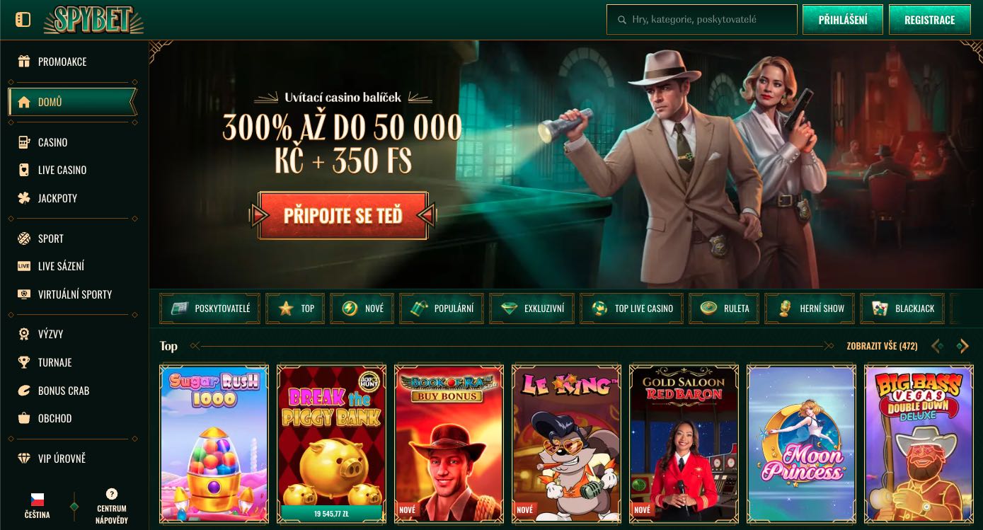 Spybet casino Česká republika