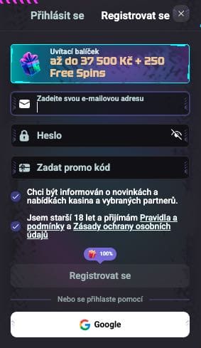 NeedForSlots casino registrace