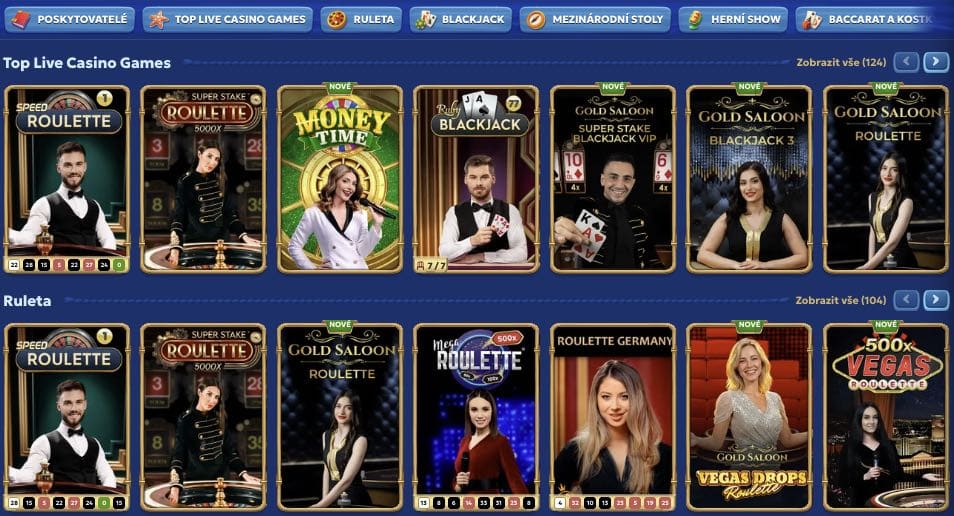 Casino s živými dealery