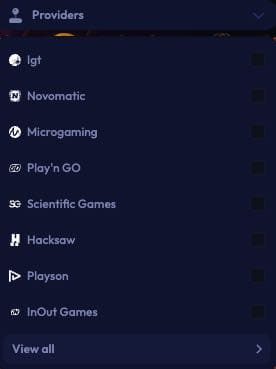 Vývojáři casino her