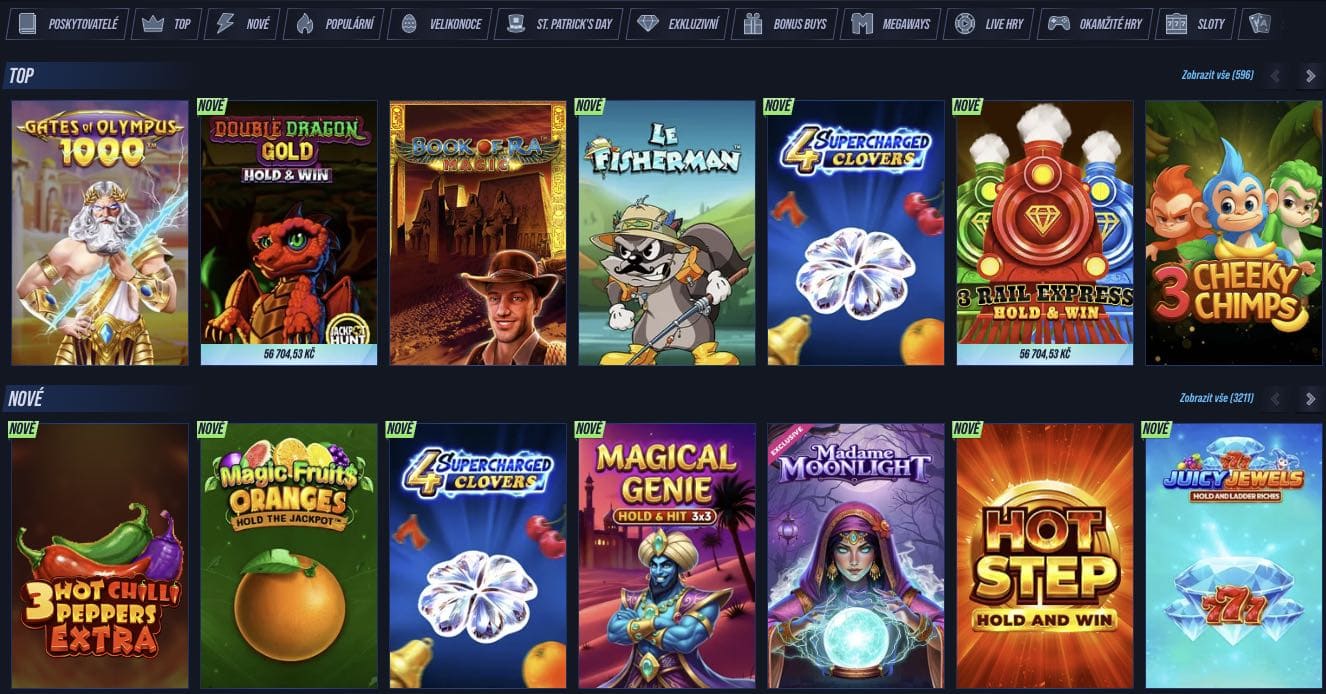 VegasHero casino hrací automaty