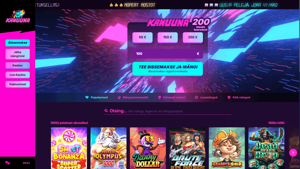 Kanuuna kasiino Eesti