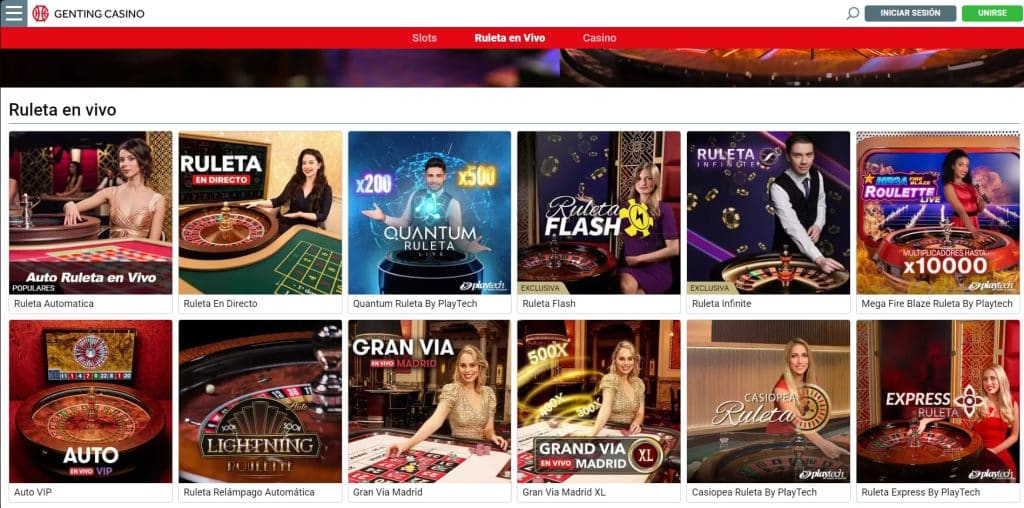genting casino en vivo