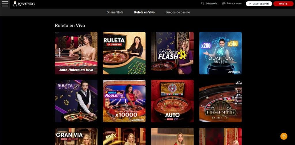 lordping casino en vivo