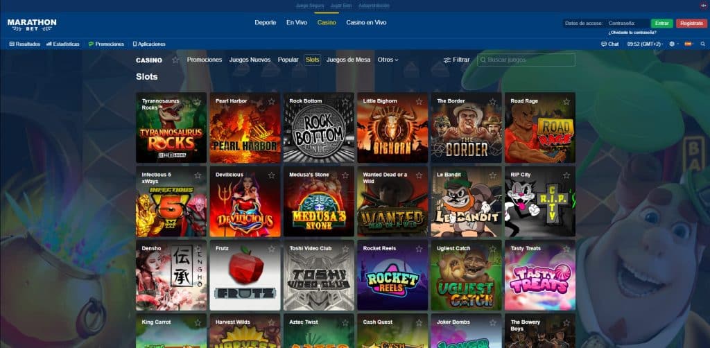 Marathonbet slots