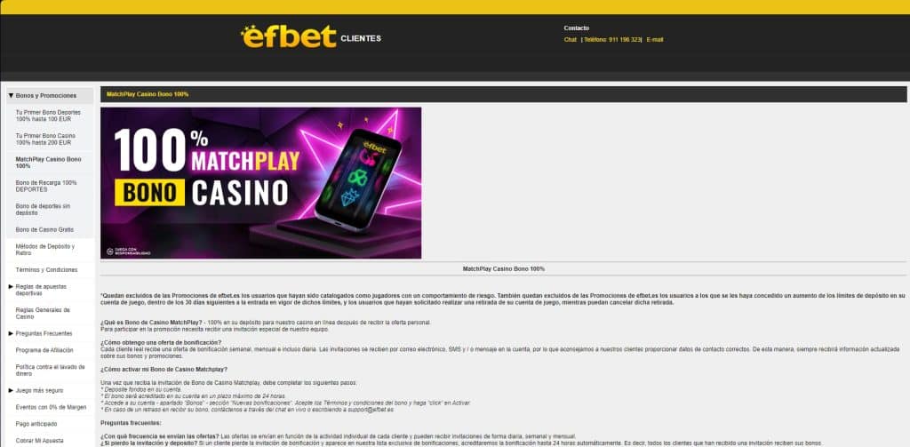 efbet promociones