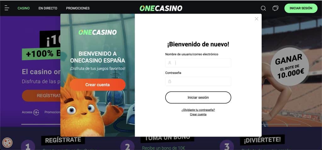 onecasino registrate