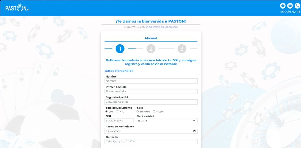 paston casino registrate