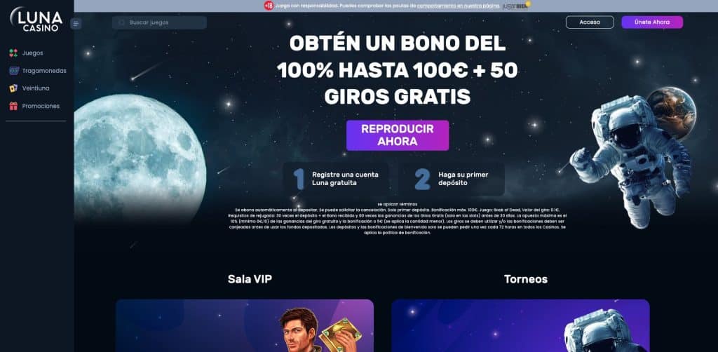 Luna casino promociones