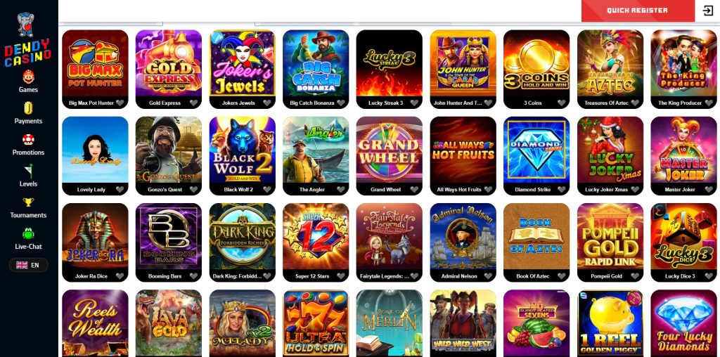 Dendy Casino Φρουτάκια