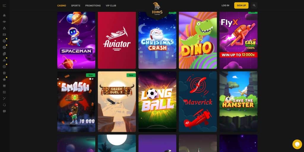 horus casino Παιχνίδια