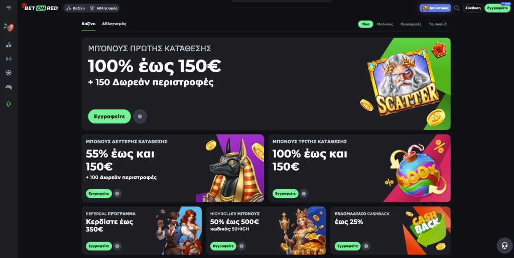 BetOnRed Μπόνους