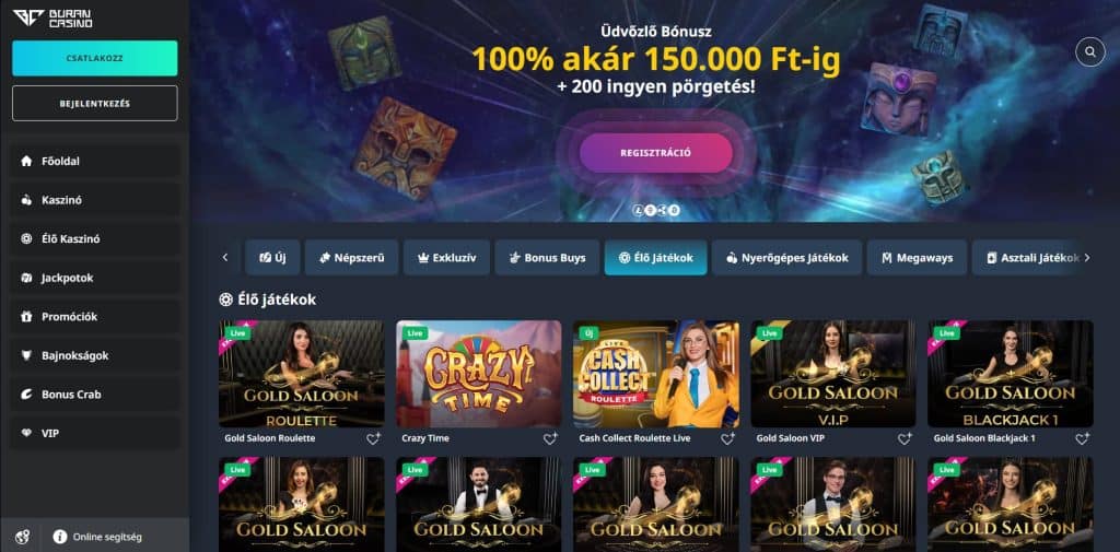 buran elo kaszino